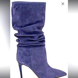 Paris Texas Slouchy Pointed Toe Boots blue size38